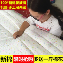 河北棉絮弹棉花被订做被冬天10斤8斤纯手工农家床垫加厚保暖被芯