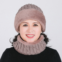 秋冬季中老年人帽子女针织毛线帽奶奶帽冬天妈妈户外加厚保暖百搭