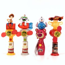 玩具总动员巴斯光年胡迪可爱手持便携式发光小风扇儿童糖果收纳盒