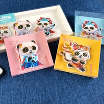 熊猫冰箱贴创意中国风手绘彩绘磁贴礼盒伴手礼周边四川成都纪念品