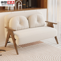 折叠沙发床两用多功能小户型奶油风单人床家用阳台单人沙发床实木