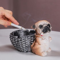 烟灰缸创意个性潮流家用客厅办公室可爱装饰品小狗生日礼物送男生