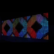 led幻彩点控声控RGB动态屏幕窗帘灯户外招牌氛围灯编程墙面灯DIY
