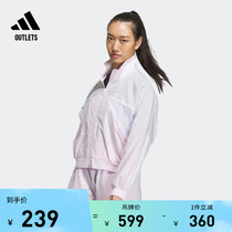 防晒衣UPF50+宽松拼接外套女装adidas阿迪达斯官方outlets轻运动