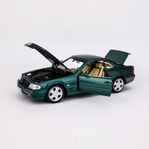 norev 1:18诺威尔 奔驰 benz sl500 1999 绿色 合金汽车模型敞篷