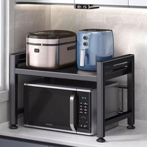 厨房微波炉架子置物架家用电饭煲台面多层烤箱锅架收纳架子双层