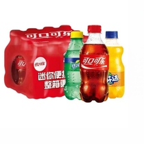 可口可乐碳酸饮料300mlx6/12瓶整箱雪碧芬达无糖小瓶装汽水沙市