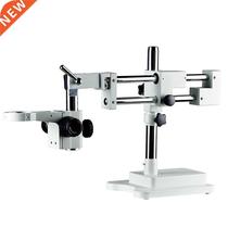 Double Boom Stand Dual Arms Industrial Zoom Trinocular Stere
