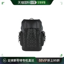 香港直邮COACH 奥莱款男士PVC配皮双肩包CR388QBMI5