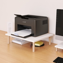 打印机置物架桌面针式复印机增高架办公桌上惠普垫高分层收纳架子