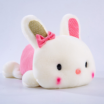 小白兔子公仔毛绒玩具娃娃超萌可爱床上安抚陪睡摆件儿童玩偶女孩