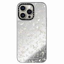 CASETi联名粉白珍珠碎花磁吸MagSafe适用iPhone15ProMax手机壳新款苹果14/13Pro明星同款12防摔15plus保护套