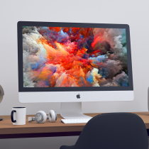 iMac/AppIe苹.果一体机超薄台式电脑27/ 21.5寸办公家用设计剪辑