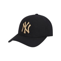 张艺兴同款 MLB棒球帽大NY/LA黑白男女情侣通用鸭舌帽潮流弯檐帽