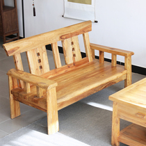 香樟木单双三人原生态木质坐椅现代中式家具全套客厅实木组合沙发