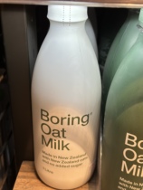 代购正品 新西兰产 Boring Oat Milk原味燕麦奶 无添加糖 无糖奶
