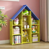 儿童书架简约现代房间创意读书角幼儿园储物柜家用落地宝宝收纳柜