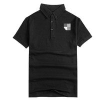 奔驰短袖POLO衫男4S店销售售后汽车维修夏季新款黑色T恤女工作服