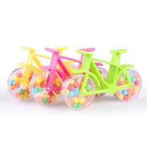 共享单车带糖果小玩具儿童创意趣味自行车超市商店热卖整盒20个