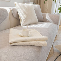 双面纯棉沙发垫子四季通用简约现代防滑坐垫北欧纯色高档沙发巾