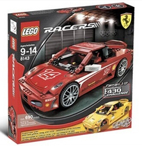 乐高LEGO 8143法拉利F430赛车跑车组装积木拼搭人仔儿童智力绝版
