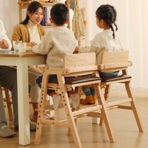 儿童餐椅学习椅子实木优学力家居店座椅餐桌椅宝宝吃饭凳子成长椅