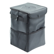 车用可折叠家用收纳箱便携前排垃圾袋伸缩副驾驶置物袋杂物桶折叠
