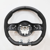 适用于奔驰AMG原厂汽车改装碳纤维打孔翻毛皮真皮手缝加热方向盘