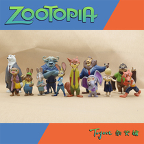 疯狂动物城公仔模型 zootopia摆件动漫玩具 蓝精灵超人总动员玩偶