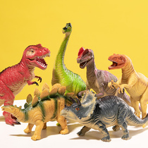儿童恐龙玩具全套装小号男女孩益智胶模型仿真动物霸王龙侏罗纪