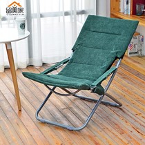 躺椅折叠午休椅子冬夏季家用休闲靠背懒人椅小型便携办公室午睡床