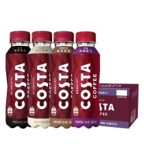 Costa300ml可口可乐美式醇正拿铁摩卡15瓶装咖世家黑咖啡低糖低脂