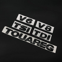 大众进口老途锐改装车标尾标黑武士英文字母 TSI TDI V6 V8排量标