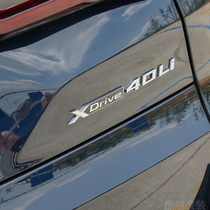适用新款宝马X5车标X5L改装车尾标xdrive 30Li 40Li排量标后标贴