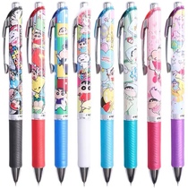 【笔哥】日本pentel派通进口蜡笔小新联名限定版速干学生中性笔