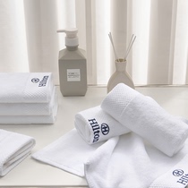 五星级酒店民用加大成人浴巾白色全棉不掉毛可定制宾馆民宿