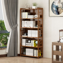 书架置物架落地儿童学生房间简易收纳架客厅家用简约现代实木书柜