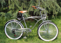 26寸24寸男式变速复古自行车日本进口变速器男女通勤现代简约单车