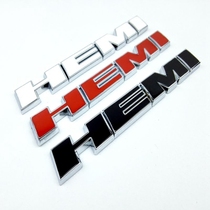 HEMI金属车贴适用于指南者大切诺基牧马人道奇酷威酷博改装贴标