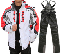 新款Spiderco/蜘蛛滑雪服 套装外套防水防寒超保暖男士 衣裤棉服