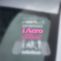个性iAcro车贴装饰英文汽车贴纸iAcrophobia支持本土改装文化包邮