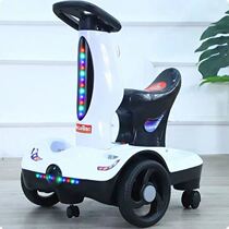 电动滑板车儿童可旋转q电动车宝宝小孩玩具车四轮遥控可坐人平衡