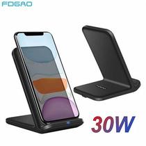 FDGAO 30W Qi Wireless Charger Station for Samsung S20 S10 F