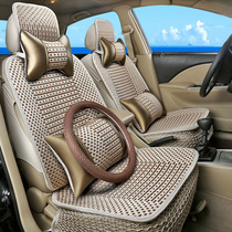 东风菱智M5plus座套M3专用汽车座椅套亚麻七座全包坐垫套冰丝座垫