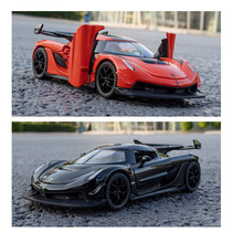 1比32柯尼塞格Jesko超级跑车模型摆件收藏仿真合金车模金属玩具