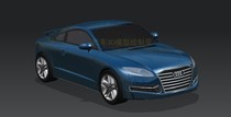 奥迪TT汽车UG车模图纸3D三维轿车模型外观曲面学习资料素材文件