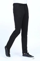 7DXK00201利2020男装冬季商务修身时尚休闲微弹针织修身休闲长裤