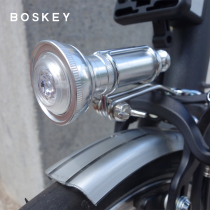 日本Kiley  自行车复古前灯 小布折叠自行车配件车灯改装300流明