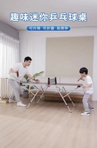 炫尚儿童乒乓球桌迷你折叠式室内便携球台家用亲子运动案子可移动