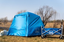 定制天幕帐篷户外露营自动便携式折叠加厚黑胶野餐野营装备过夜防